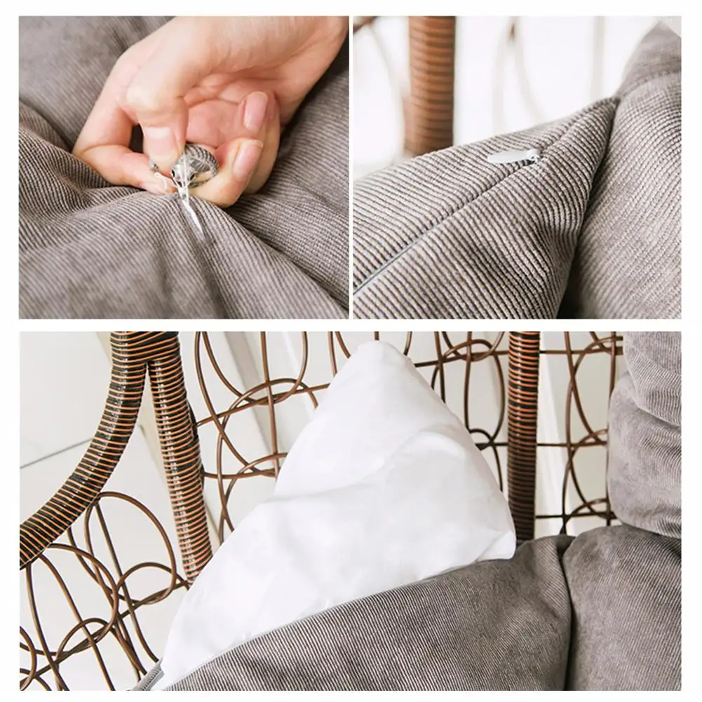 Подушка для качели подвесная корзина толстая подкладка гамак подушка-коврик