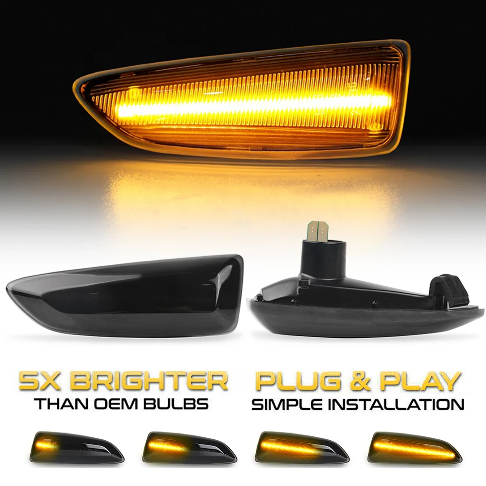 

2Pcs Led Dynamic Side Marker Turn Signal Light For Opel Astra J K MK6 MK7 Grandland X A18 Crossland X Insignia B Zafira Tourer C