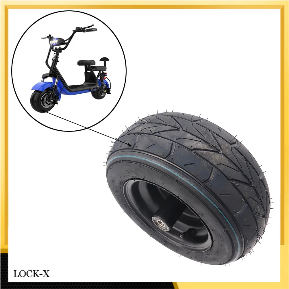 6-дюймовая бескамерная шина 10X-6 Передняя Ступица колеса для электрического