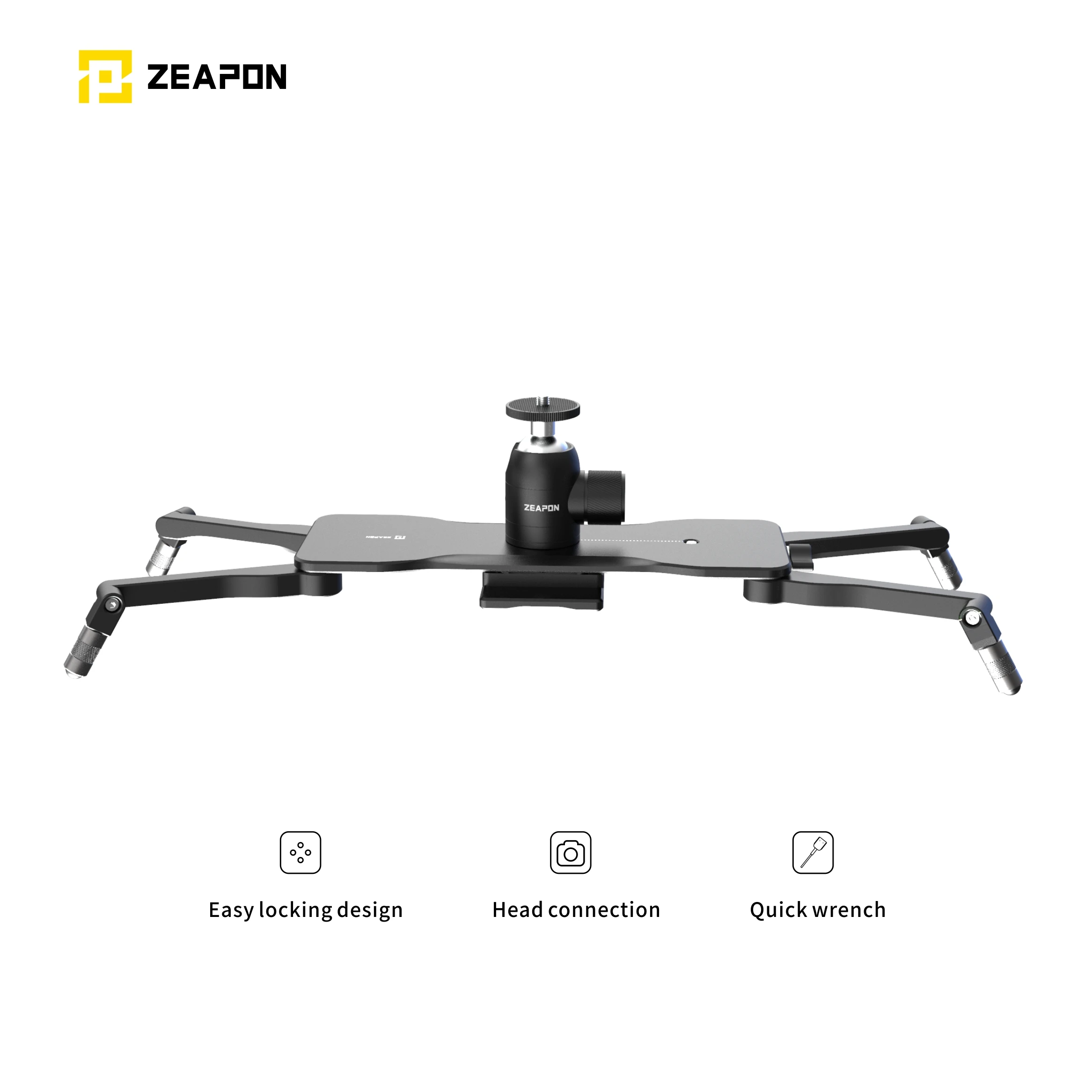 

Низкопрофильный кронштейн Zeapon Easylock 2, сверхмощный стабилизатор, опорная доска с креплением на шаровой головке, фотооборудование