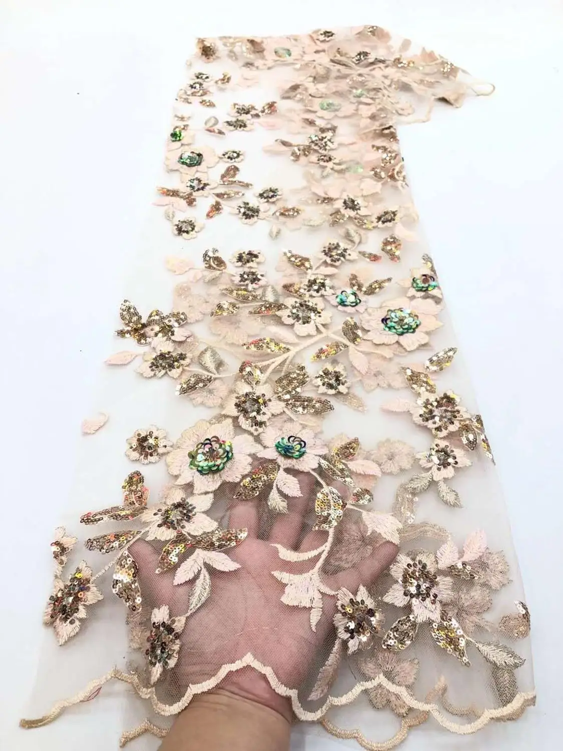 

Высококачественная ткань с блестками, дизайн вечернего платья/вышивка блестками, французская сетка, кружево в нигерийском стиле для вечерн...