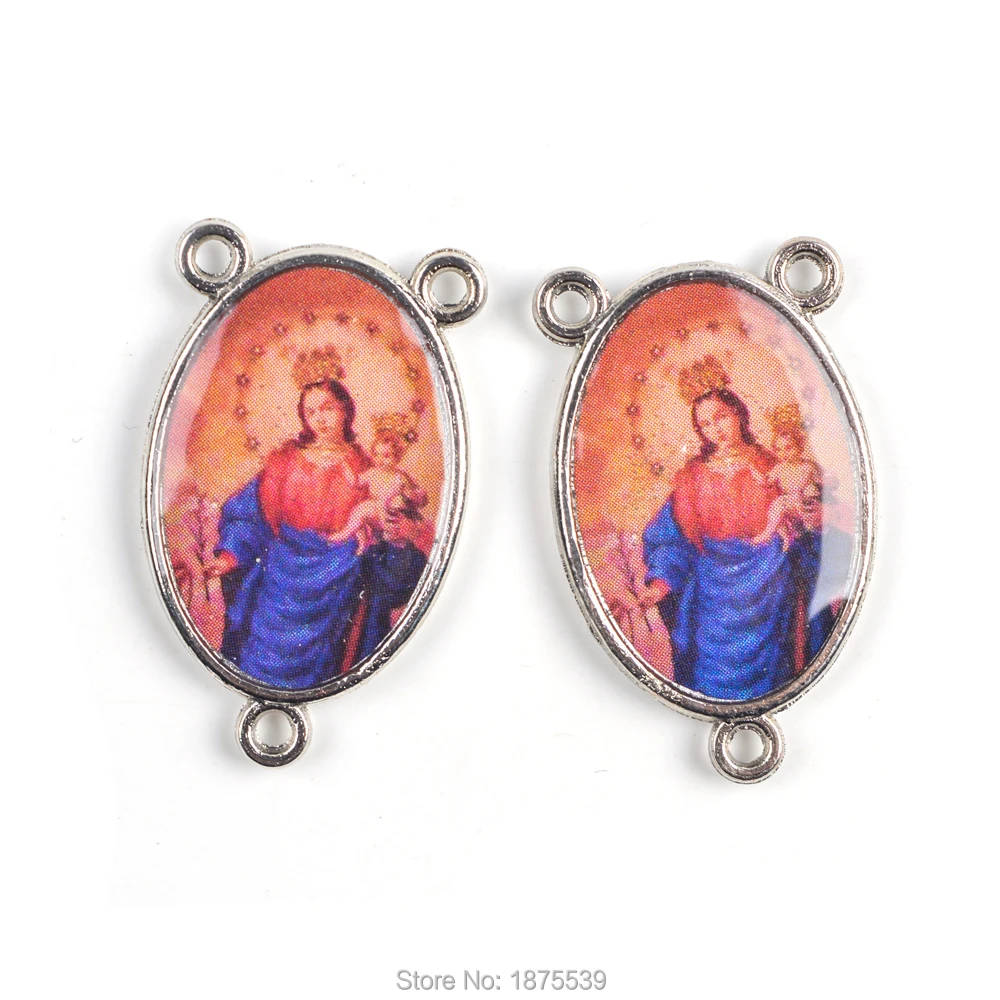 Франция популярная Центральная медаль с розариком тройной разъем чтобы сделать