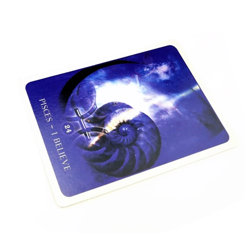 

Black Moon Astrology Oracle Cards Full English 52 Cards Deck Tarot Divination Fate Family Party Board Game