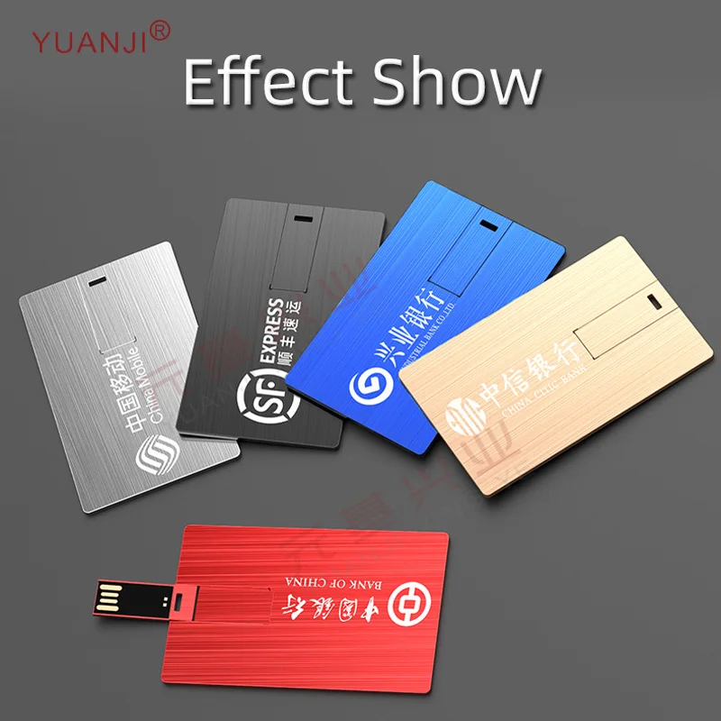 16GB 32GB 64G 128G 256 гигабайт Кредитная карта Бизнес-подарок USB флеш-накопитель USB флеш-память USB накопитель U диск
