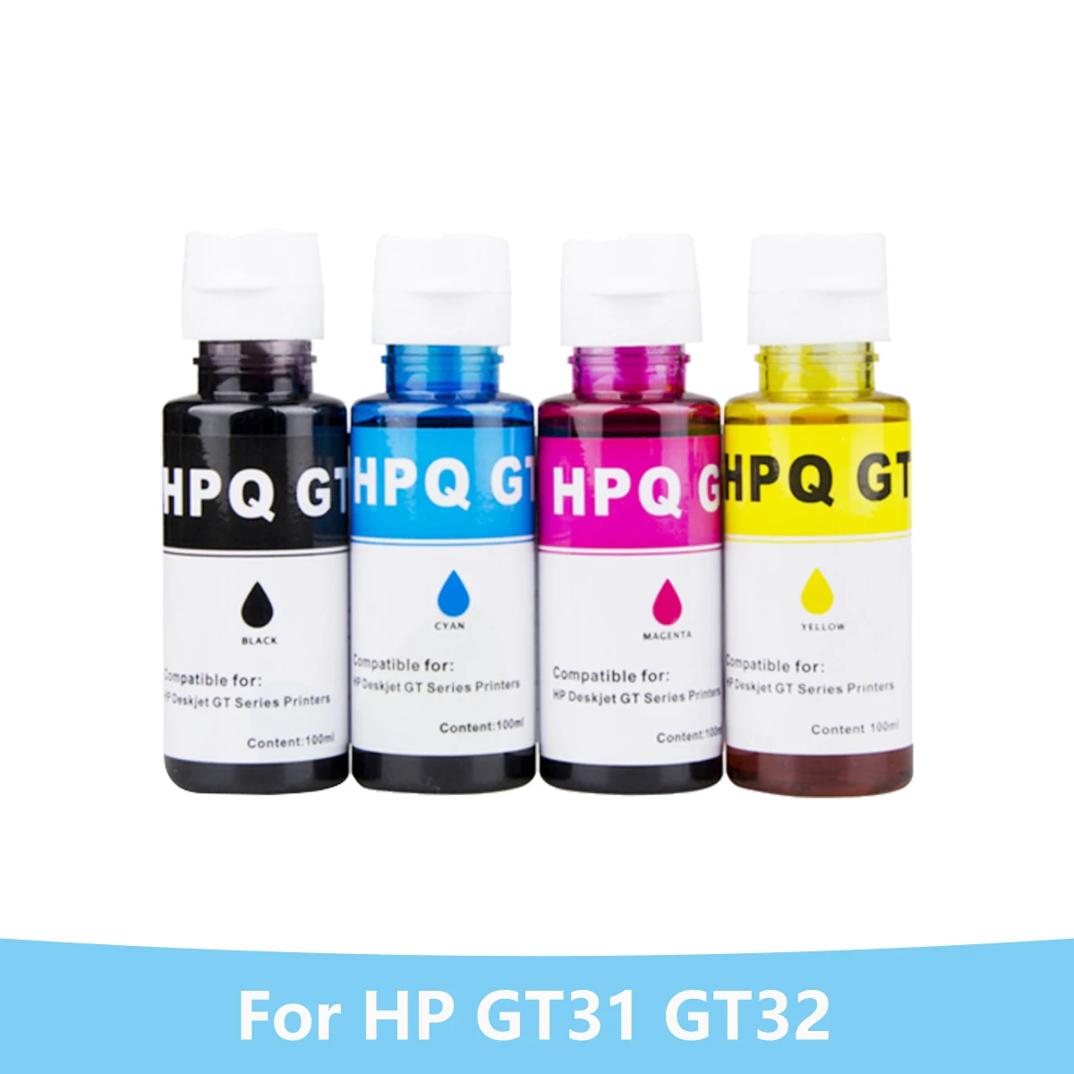 

Compatible HP 32/31 Premium Bottle Refill ink 100ml for HP Smart-Tank Plus450 455 457 551 555 651 655 570 Ink-Tank Printer