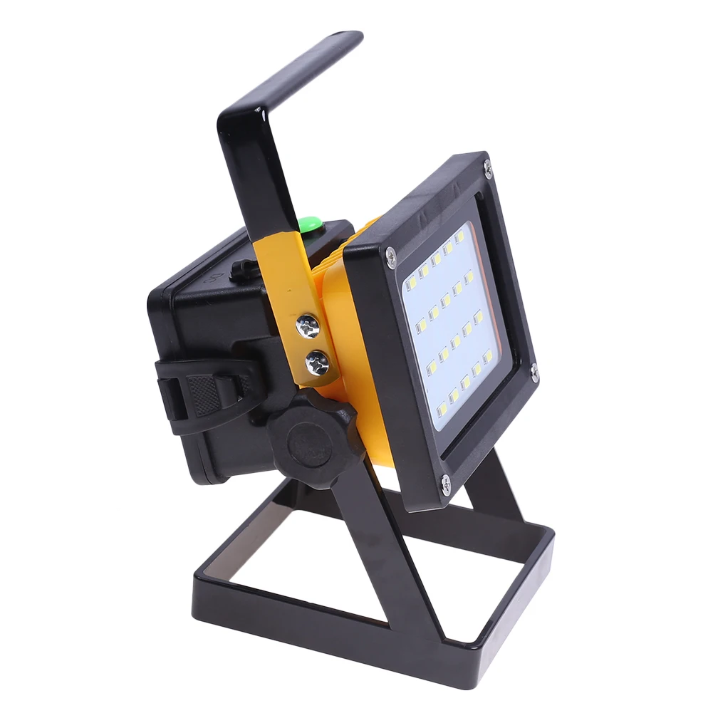 

50W Rechargeable Led 2400Lum Floodlight 36LED Portable Flood Work Woring Lawn Light 6000K Spot Light for Outdoor Camping Sports