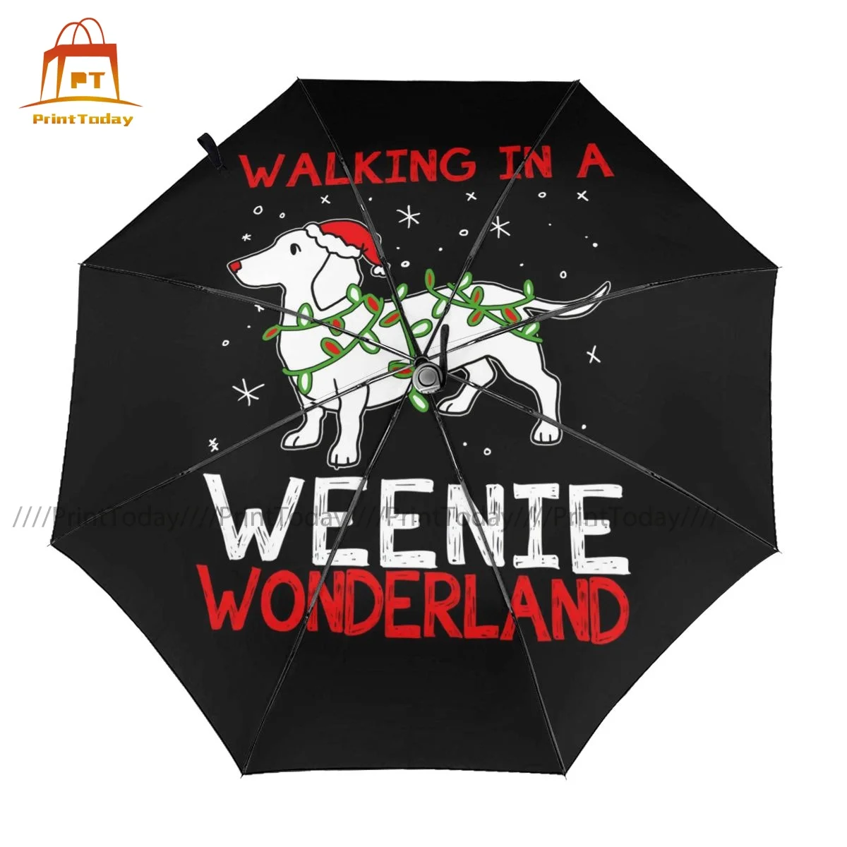 

Dachshund Umbrella Creative Anti UV Umbrella Automatic Print Lightweight Outside Umbrella