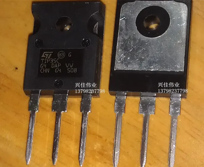 10PCS New TIP35C Darlington / Transistor - Single 25A 100V TO-247 ST Authentic |