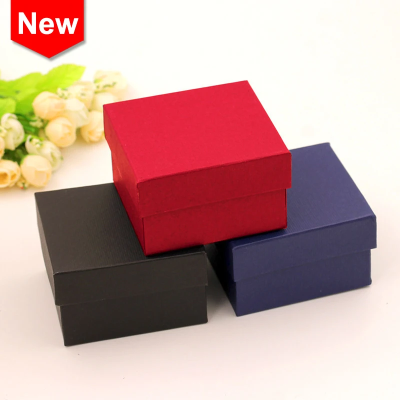 Квадратная коробка для наручных часов Подарочная ювелирных изделий коробки