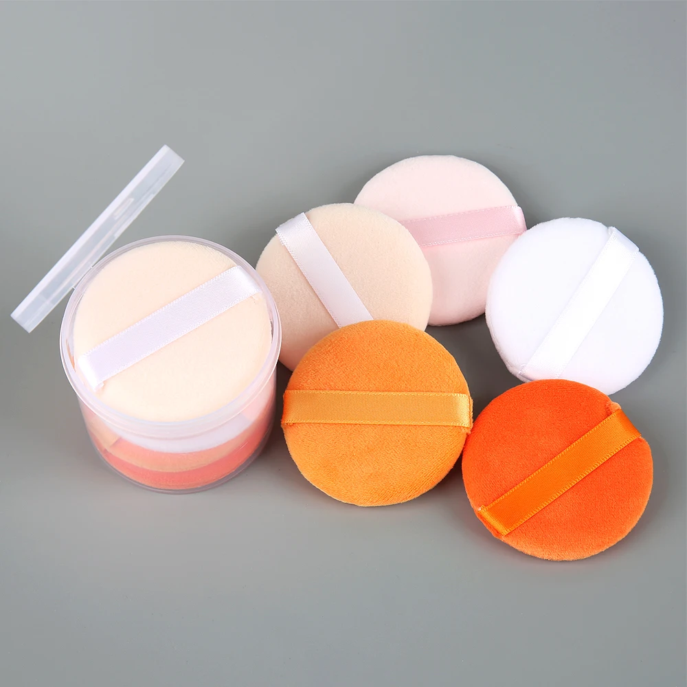 Новинка 5 шт. для женщин красота лица пудра пуховка высокое качество велюр