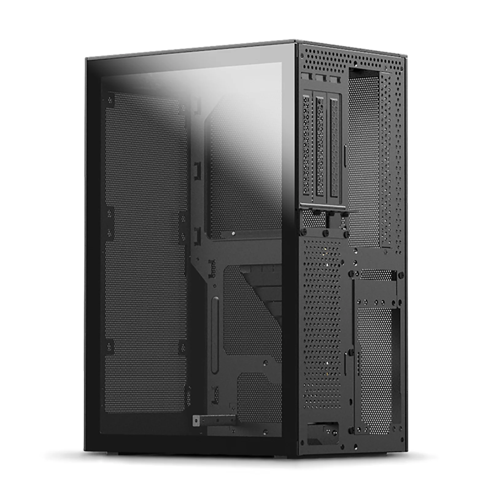 ITX Mid Tower Gaming PC Computer Case Metal Mini Mother Board Support SFX ATX Power Supply All Iron Mesh Side Plate | Электронные