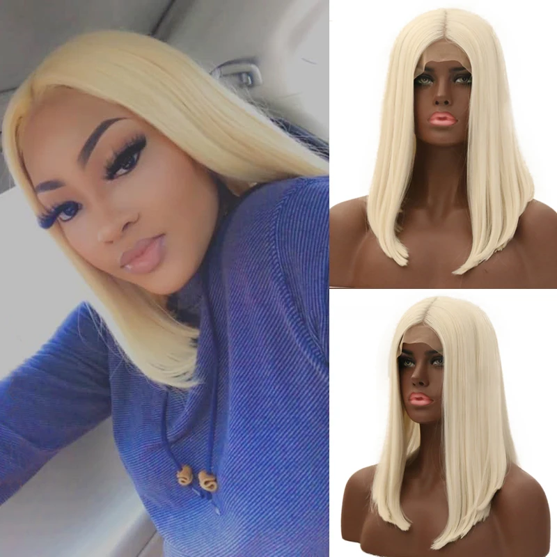 Короткий парик Charisma средняя часть синтетические парики Боб прямые волосы