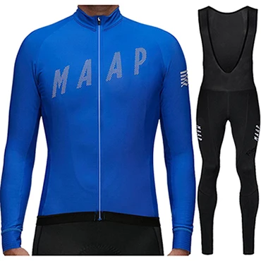 Осенний комплект MAAP из Джерси с длинным рукавом для езды на велосипеде