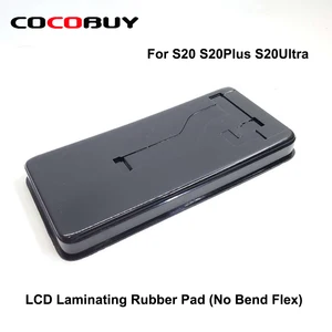 black silicone rubber padmat for galaxy s20 s20plus s20ultra laminating lcd screen no touch flex free global shipping