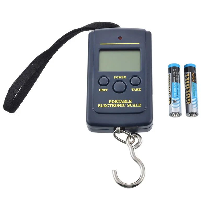 Портативные портативные весы с ЖК-подсветкой вес 10 г/50 кг электронные для багажа 1