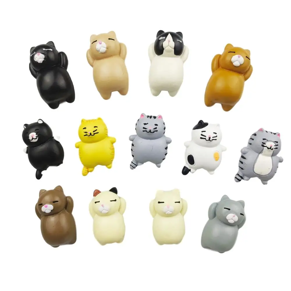 

13 pcs cat refrigerator magnets set cute strong fridge stickers cabinets notes calendar map bulletin whiteboard photo decoration