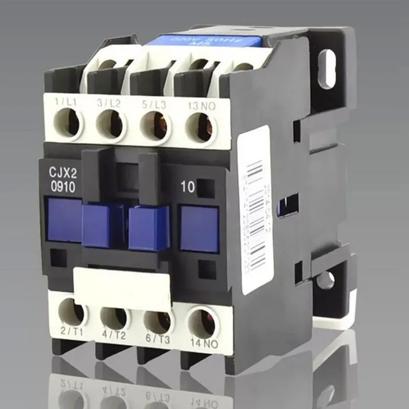 CJX2-0901 LC1 контактор переменного тока 9A 3 фазы 3-полюсные NC катушка Напряжение 380V 220V