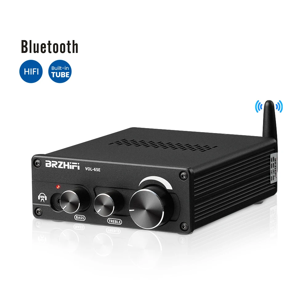 Трубчатый усилитель BRZHIFI Hi Fi аудио Bluetooth 5 0 мини стерео буферный предусилитель 6J5