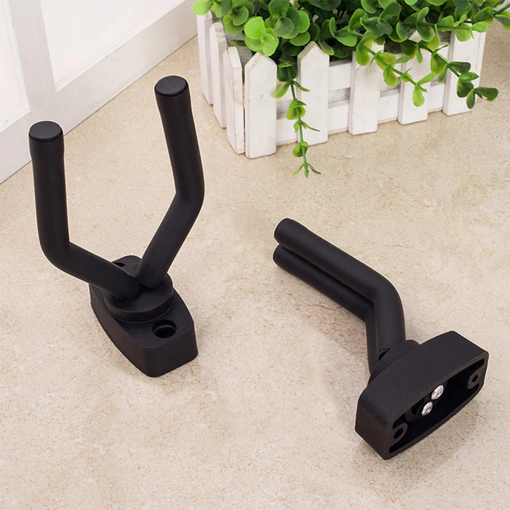 Черный подвесной крючок для гитары держатель настенное крепление подставка