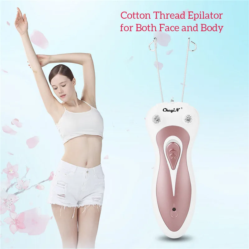 Профессиональный электрический эпилятор удалитель волос на теле и лице