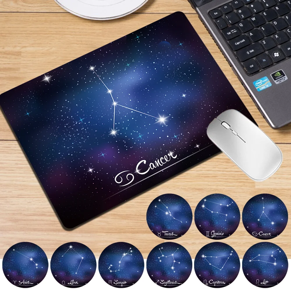 Small Mouse Pad Portable Gaming Mouse Pad Star Series Laptop Gaming Mouse Mat Star Series Waterproof Durable Computer Mousepad