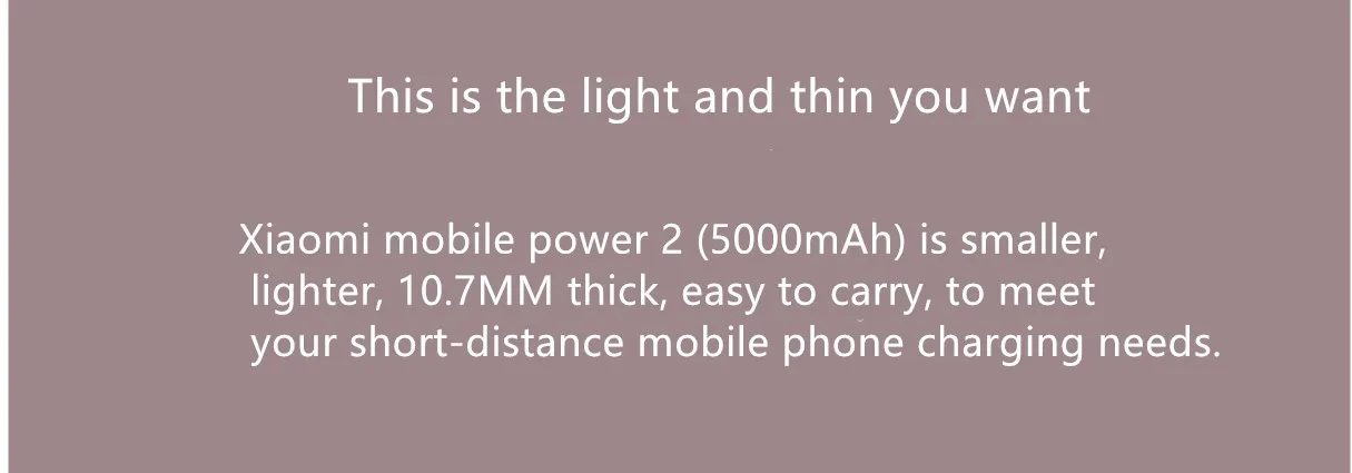 Xiao mi mobile power 5000 mAh power bank портативное зарядное устройство 2 батарея для usb-порта внешний mi power Bank 5000 mAh
