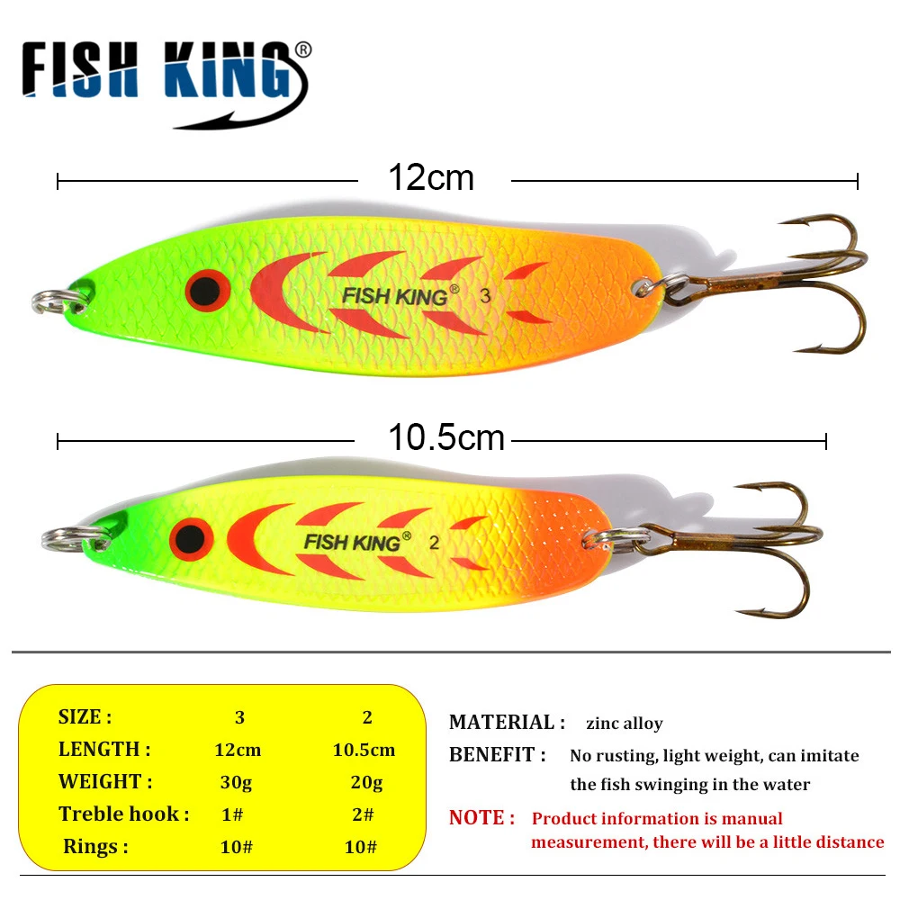 FISH KING 1 шт. 18 г 28 Спиннер рыболовная приманка металлическая ложка рыболовные