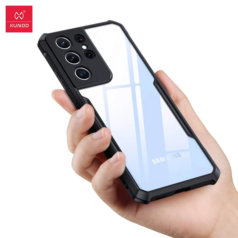 

s21 ultra case/S21 FE Note 20 ultra case Xundd Airbags Anti-fall Bumper Phone Cover For Samsung Galaxy S21 Note 20 Ultra Case
