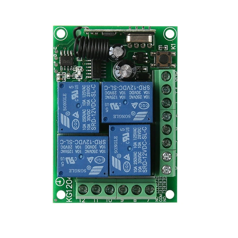 KTNNKG DC 12V 4CH беспроводной пульт дистанционного управления релейный модуль умный