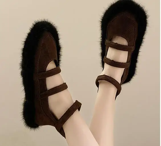 Женская обувь на плоской подошве Новое поступление модная повседневная Теплая