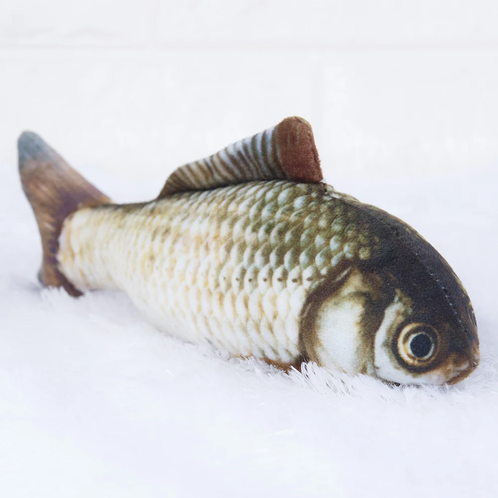 3D форма креативная Реалистичная забавная кошачья мята искусственная рыба кошка