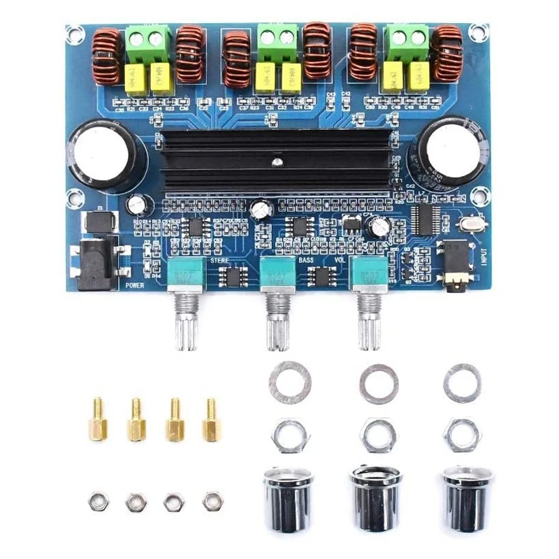 

TPA3116 Digital Power Amplifier Board 2.1Channel Stereo Class D Home Speaker Bluetooth 5.0 Audio Receiver Amplifiers