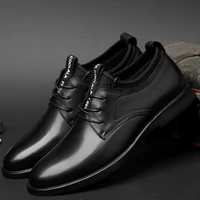 2022 new mens derby shoes genuine leather lace up classics black shoe man wedding summer breathable office formal shoes for men