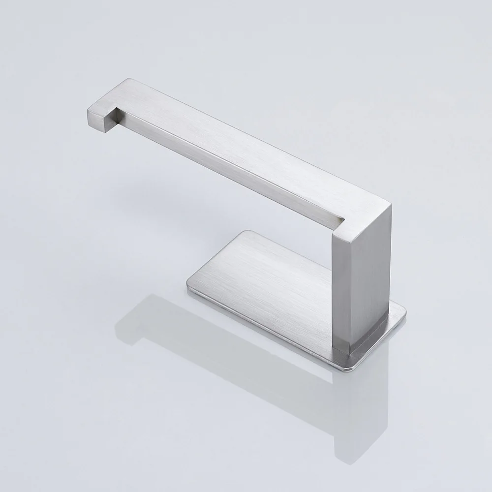 Stainless steel paper towel rack nail - free kitchen bathroom drawing without punching | Дом и сад