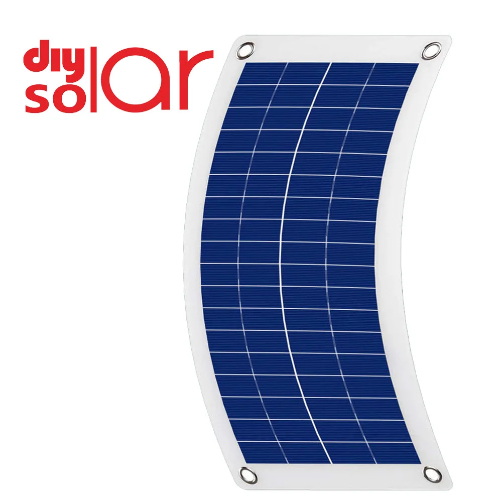 Портативная полугибкая солнечная панель 12 В внешнего аккумулятора солнечной
