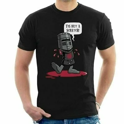 

Monty Python Tis But A Scratch The Black Knight Funny Black T-Shirt XS TO 4XL Funny