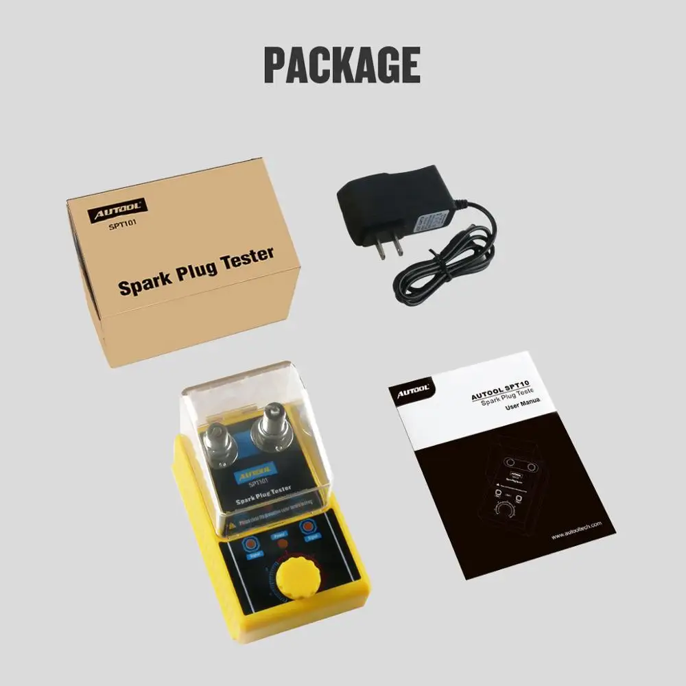 AUTOOL SPT101 автомобильный тестер свечи зажигания тестеры диагностический