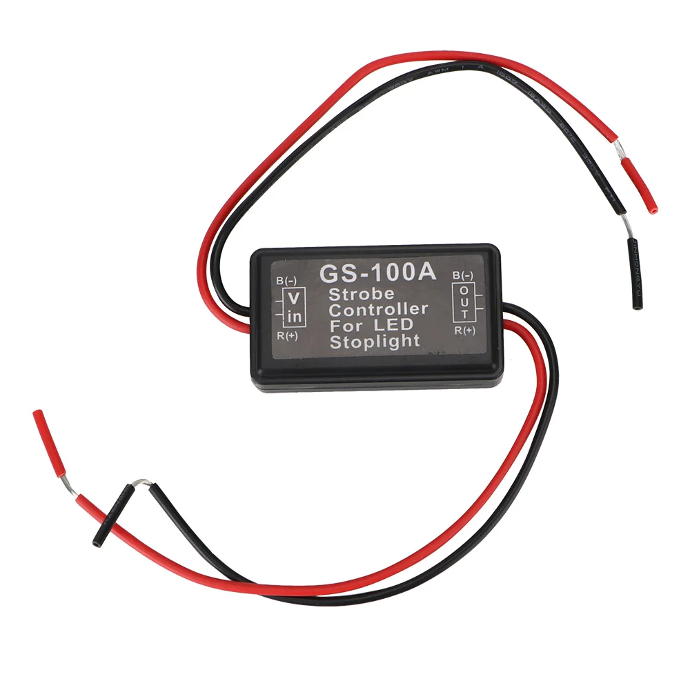 

Car LED High Position 12V~24V New GS-100A IP65 Brake Light Controller Taillight Flashing Controller