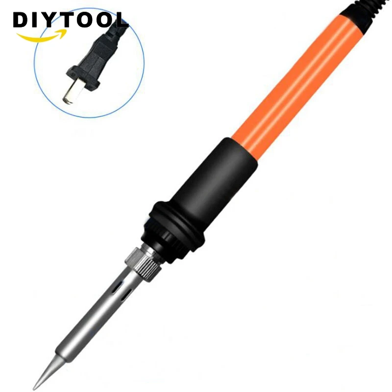 Электрический паяльник с внутренним термостатом набор из 73 предмета 60 Вт