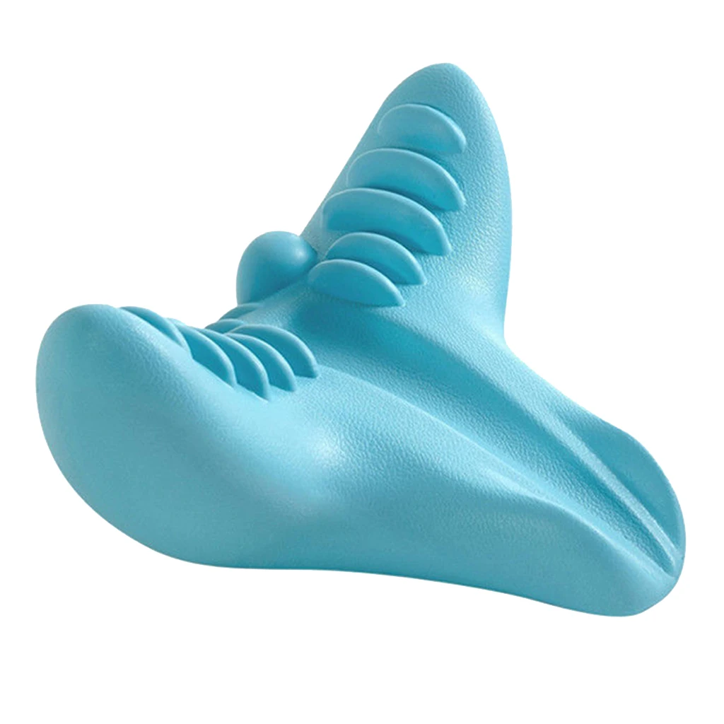 

Neck Massage Pillow Traction Pain Relief Release Memory Foam Lightweight Effortless to Use Home Office Car
