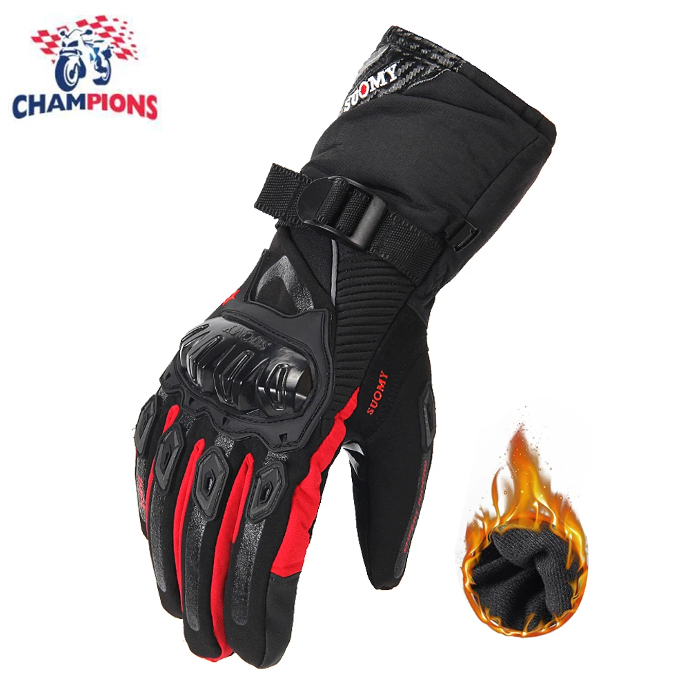 

HEROBIKER Waterproof Full Finger Motorcycle Gloves Wearable Motocross Winter Gloves For Men Motorcycle Gloves With Touch Screen