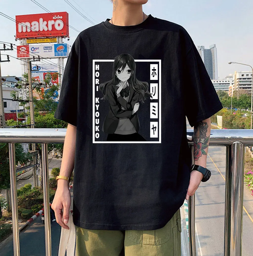 

Summer Horimiya Hori San To Miyamura Kun Top Men Women Print 2021 Kawaii Japanese Streetwear T-shirt Streetwear Couple Clothes