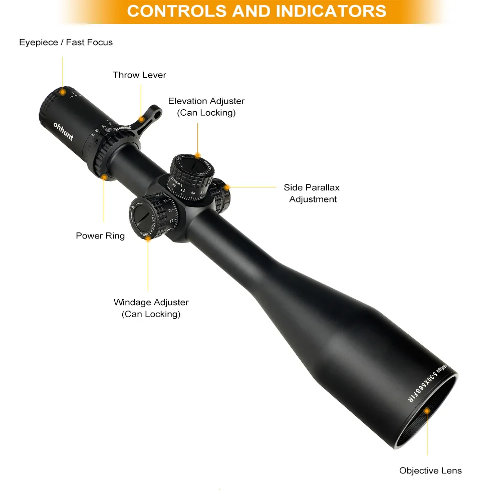 Тактический Оптический прицел ohhunt Guardian 5-30X56 SFIR оптический со стеклянной