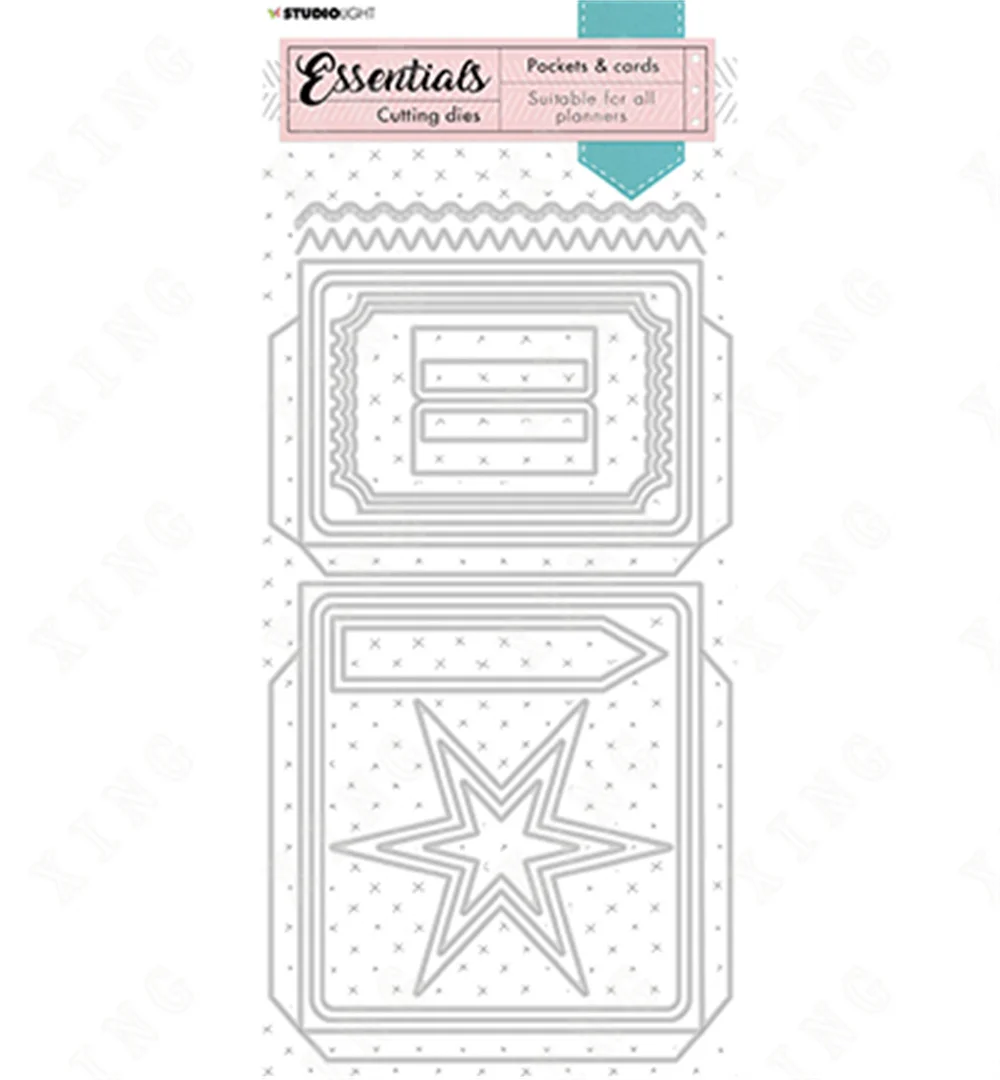 

Pocket Label Star Metal cutting dies stencils for diy scrapbooking photo album decorative embossing diy paper cards Arrival New