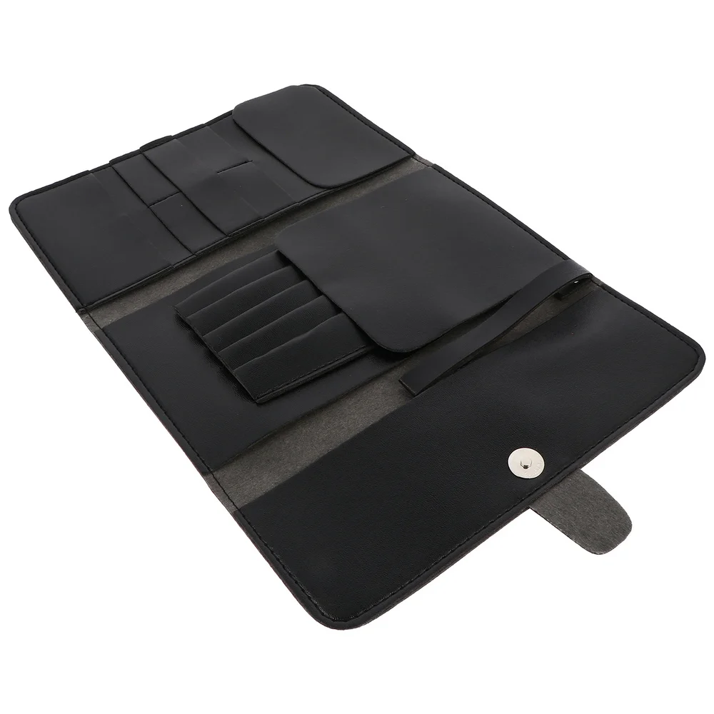 

Leather Hair Scissor Case Hair Styling Tools Pouch Storage Holder for Barber
