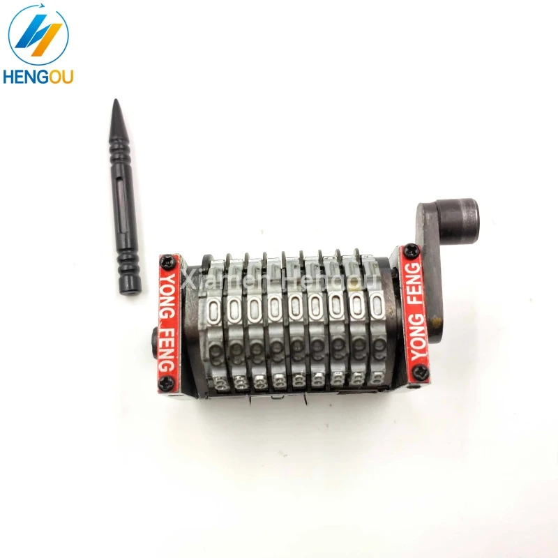 3d printer roller 1 Piece 22.3" GTO numerator 9 digits GTO numbering machine horizontal backward with arm spring back itself not sinkable roller of printer