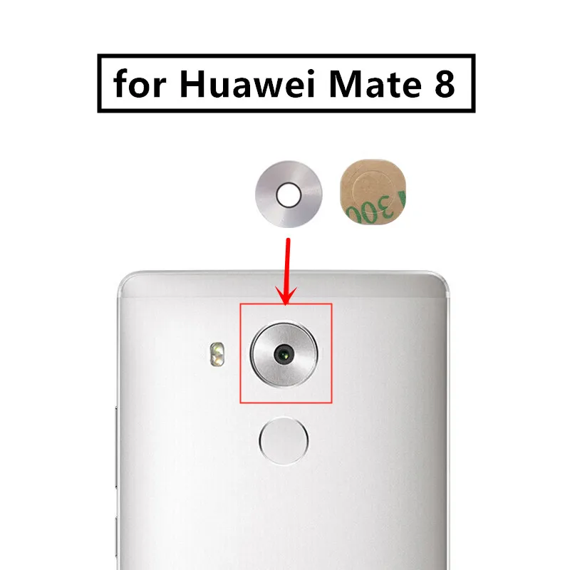

2pcs for huawei mate 8 Camera Glass Lens Back Rear Camera Glass Lens with Glue Replacement Repair Spare Parts
