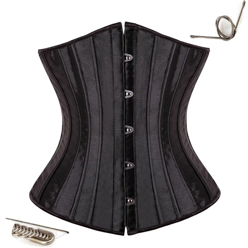 Корсет под грудью корсет со стальными косточками топ Женский для талии и бюстье