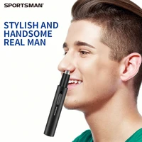 lithium ion electric male nose eyebrow trimmer mens razor nose hair remover