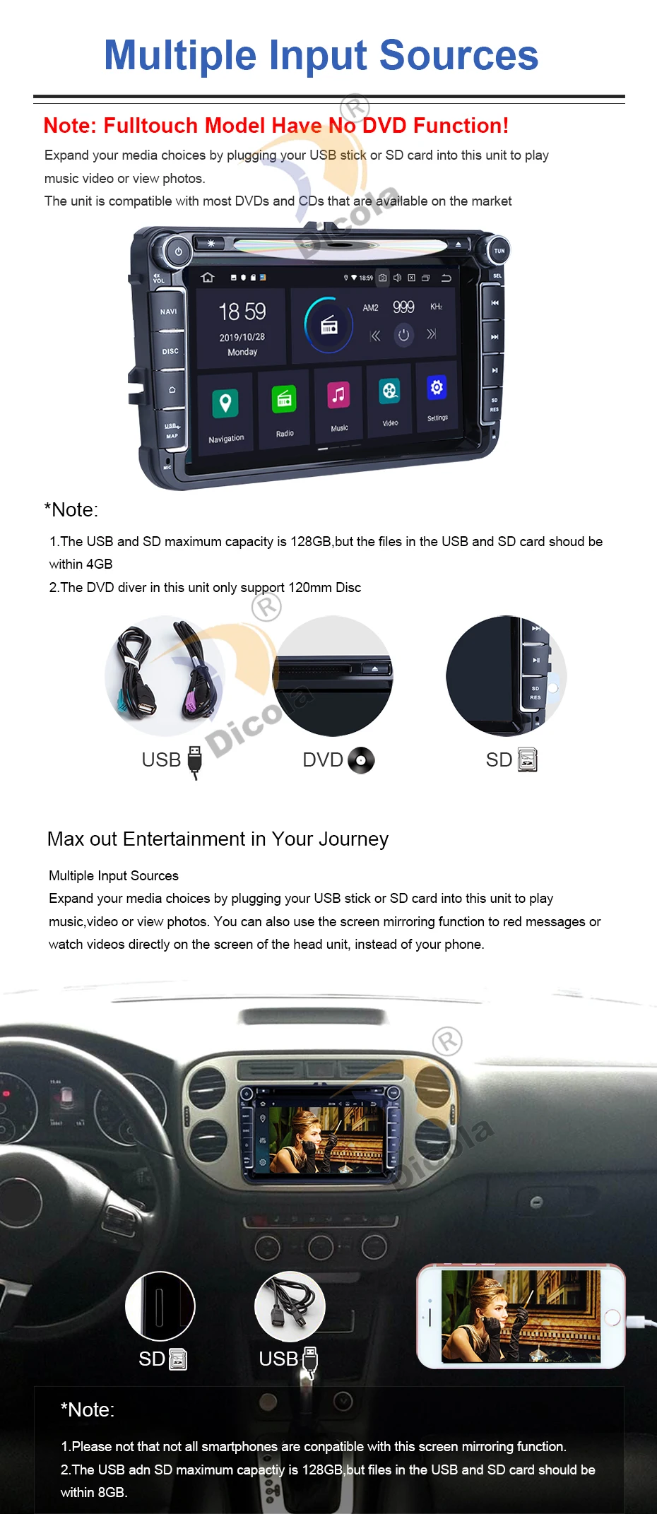 Ips DSP Android 9,0 4G+ 64G автомобиля gps для VW Volkswagen Touareg T5 Transporter Multivan dvd-плеер радио Мультимедиа Навигация PC